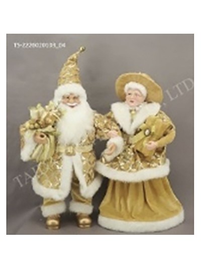 ΧΡΥΣΟ MR. AND MRS SANTA 65EK ΣΕΤ 2